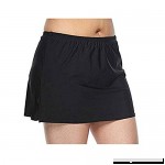 Croft & Barrow® Women Plus Size Skirtini Misses Swimwear Lycra Skirt Black 22W  B07CZ1HHL4